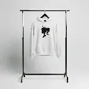 هودي أبيض سادة أو مع طباعة